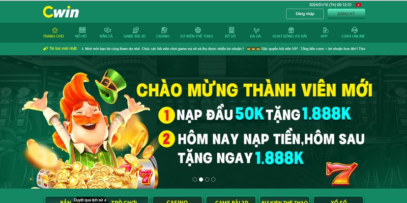 Người chơi chọn mục ưu đãi khuyến mãi thành viên mới 150k 